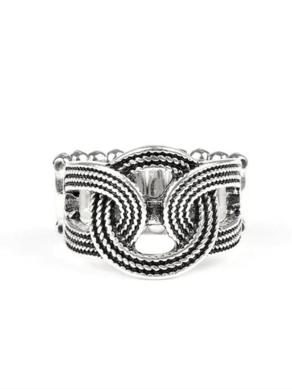 Join Forces Silver-Tone Ring